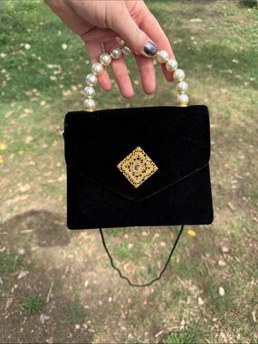 Partners vintage velvet purse